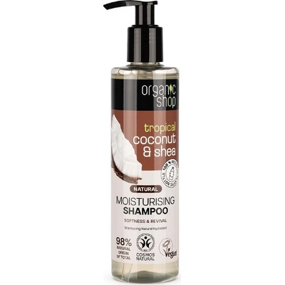Organic Shop Tropical Coconut & Shea Moisturising Shampoo 280 ml