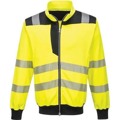 Portwest PW370 PW3 Hi Vis reflexná mikina žltá čierna