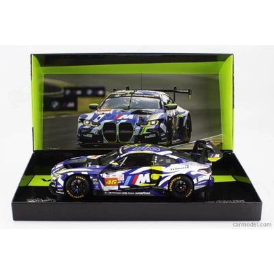 Minichamps BMW 4-series M4 Gt3 Team Wrt N 46 Le Mans 2024 Valentino Rossi Maxime Martin Ahmad Al Harthy Modrá Bílá Černá 1:18