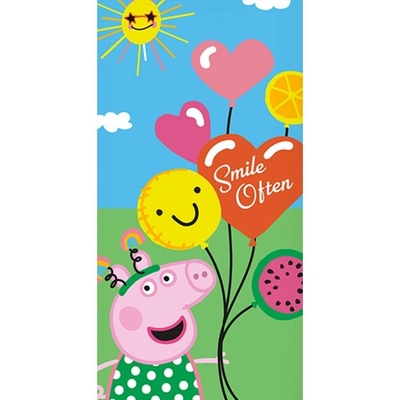Carbotex bavlnená osuška 70 x 140 cm Peppa Pig PP213016