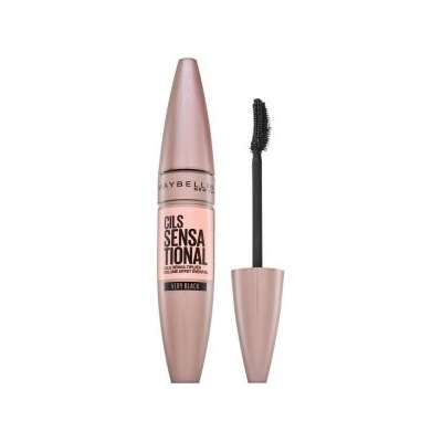 Maybelline Lash Sensational Full Fan Effect Mascara řasenka pro prodloužení a natočení řas Very Black 9,5 ml