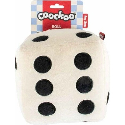 Coockoo plyšová pískacia kocka 16 x 16 x 16 cm