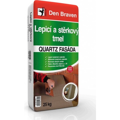 Debbex QUARTZ FASÁDA lepicí a stěrkový tmel 25 kg