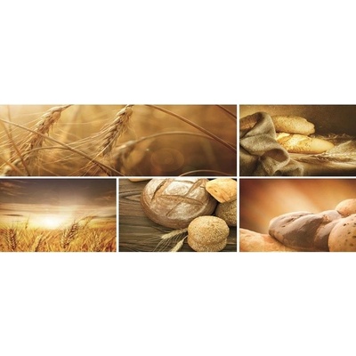 Preinterier Fototapeta - PA0149 Mozaika pečiva vlies - 250cm x 104cm