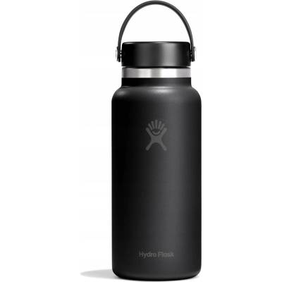 Hydro Flask termolahev 32 Oz Wide Flex Straw Cap 946 ml černá