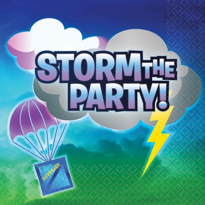 Amscan servítky Battle Royal Storm the party 33x33cm