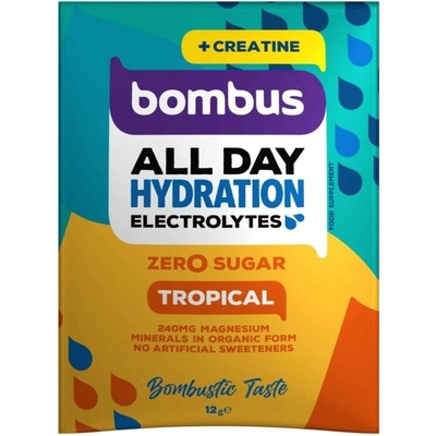 Bombus All Day Hydration Tropical elektrolytický nápoj s kreatinem 12 g