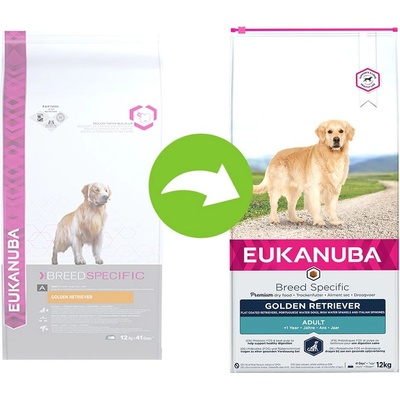 Eukanuba Golden Retriever 2 x 12 kg – Hledejceny.cz