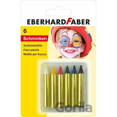 Eberhard Farber farby na tvár v ceruzke 6 ks
