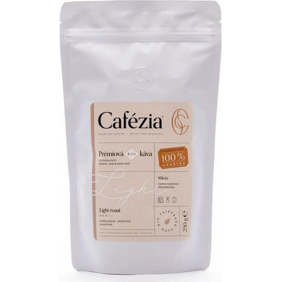 Cafézia Light Roast mletá jemně pražená BIO 250 g