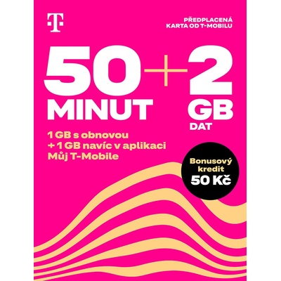 T-Mobile TWIST karta 50 minut + 2GB dat 700665
