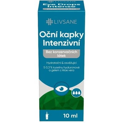 Livsane oční kapky intenzivní 10 ml – Hledejceny.cz