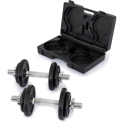 TRINFIT Činky jednoručky v kufríku 2x 10 kg