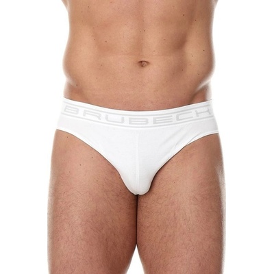 Brubeck slipy BE00290A Cotton bílé – Hledejceny.cz