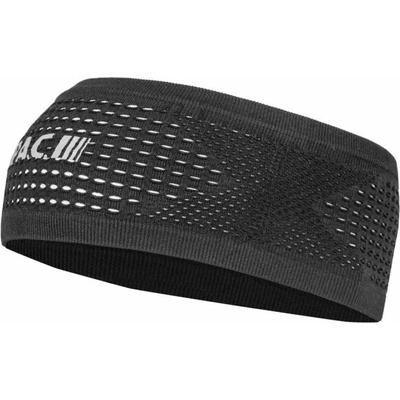 P.A.C. Recycled Seamless Mesh Headband Total Black