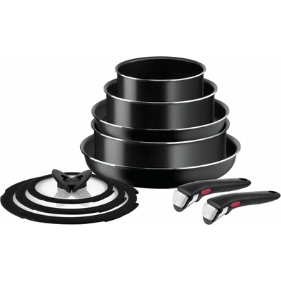 Tefal L1549042 Kuchynská súprava 10 ks INGENIO EASY COOK & CLEAN BLACK