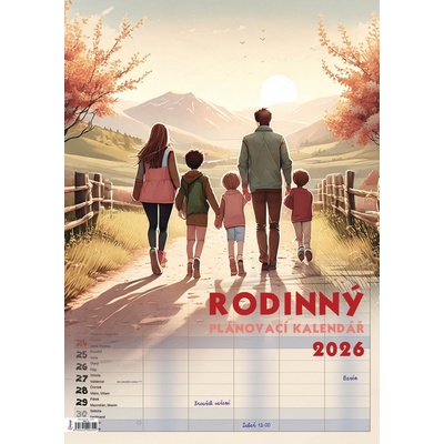 Rodinný nástěnný 2026