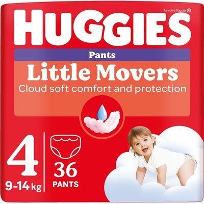 Huggies Little Movers Pants 4 36 ks – Hledejceny.cz