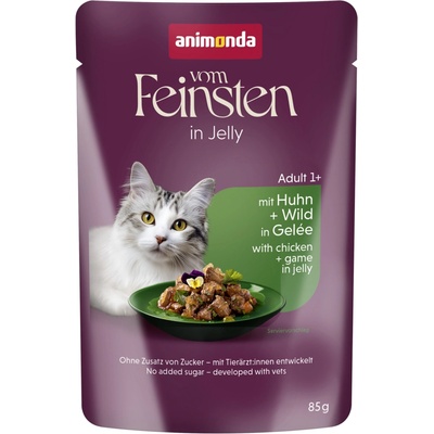 Animonda Vom Feinsten Adult Raffinesse v želé bohaté na kuracie mäso s divinou 48 x 85 g