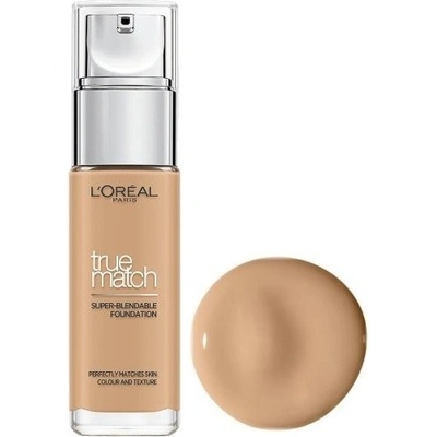 L'Oréal Paris True Match Super-Blendable Foundation make-up 3.d / 3.W Golden Beige 3DW Golden Beige 30 ml