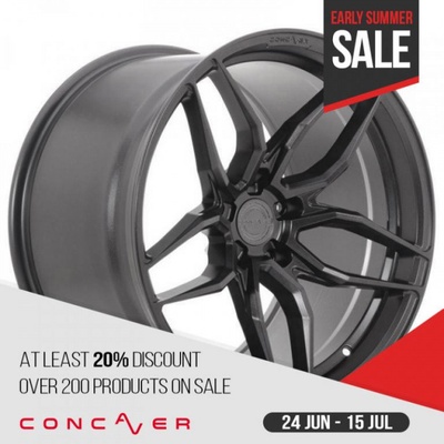 Concaver Cvr3 9,5x22 blank ET14-60 carbon graphite – Hledejceny.cz