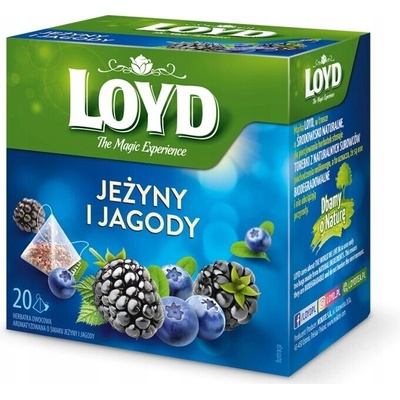 Loyd ovocný čaj ostružina a čučoriedka 20 x 2 g