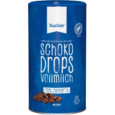 Xucker Whole milk chocolate drops 750 g