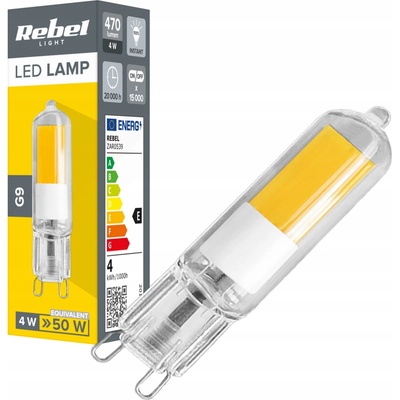 Rebel žiarovka LED G9 4W biela prírodná ZAR0539