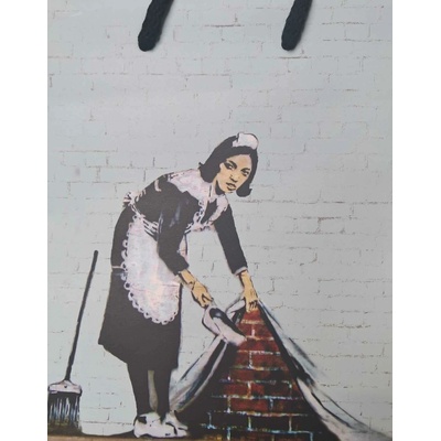 CMA Group Banksy taška upratovačka malá