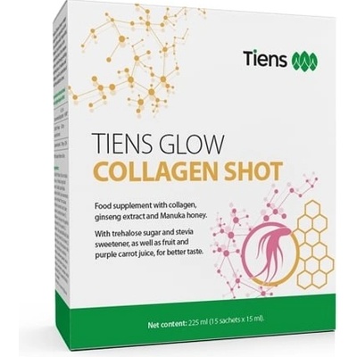 Tiens Glow Collagen Shot 15 ml x 15 sáčků – Hledejceny.cz