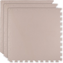 Divio Pěnový koberec MAXI COLOR 3 ks 62x62x1 cm světle růžový