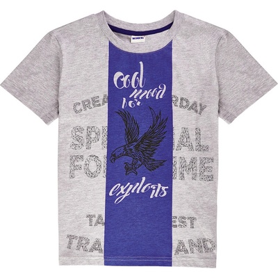 Winkiki Kids Wear Chlapecké tričko Cool šedý melanž