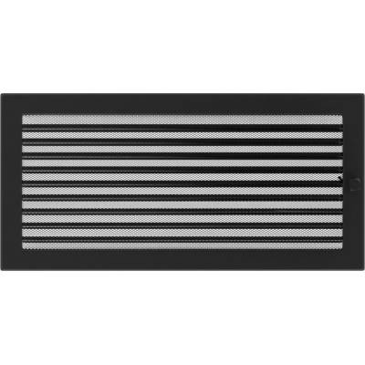 Kratki Mriežka 220 x 450 mm čierna s klapkou