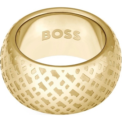 Hugo Boss pozlátený prsteň pre ženy 1580589