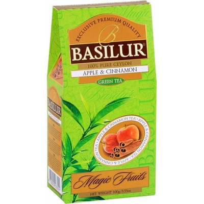 BASILUR Magic Green Apple Cinnamon papier 100 g