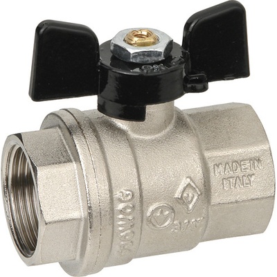 BUGATTI OREGON Kulový kohout 3/4" FF Motýl, PN40, -20°C +185°C 3020067