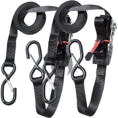 Master Lock - Set 2 ks upínací popruhy s ráčnou a háčky Master Lock 3066EURDAT - 425 cm