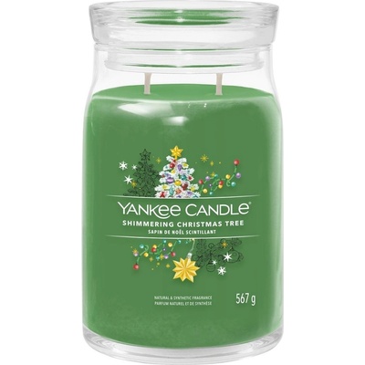 Yankee Candle Signature Shimmering Christmas Tree 567 g