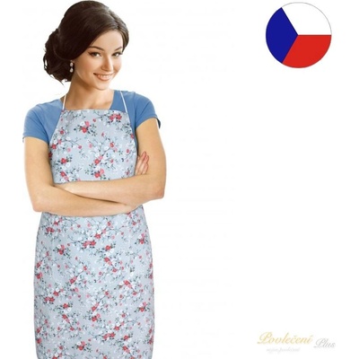 Bellatex zástěra Dita kvítí na šedé