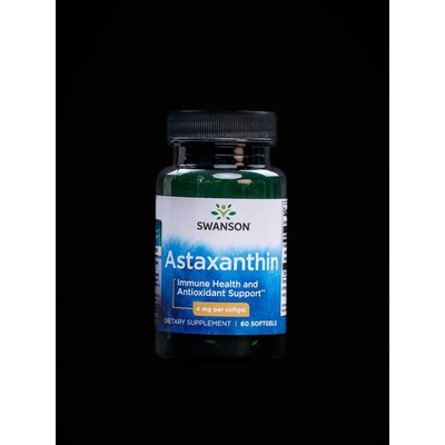 Swanson Astaxanthin 4 mg 60 softgel kapslí